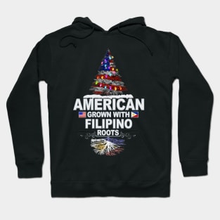 Christmas Tree  American Grown With Filipino Roots - Gift for Filipino From Philippines Hoodie